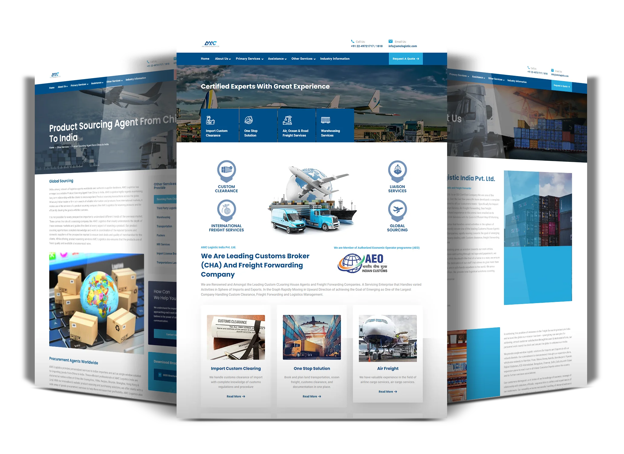 Web Application Development Dubai 37 amclogistics