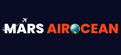 Mars Air ocean logo white